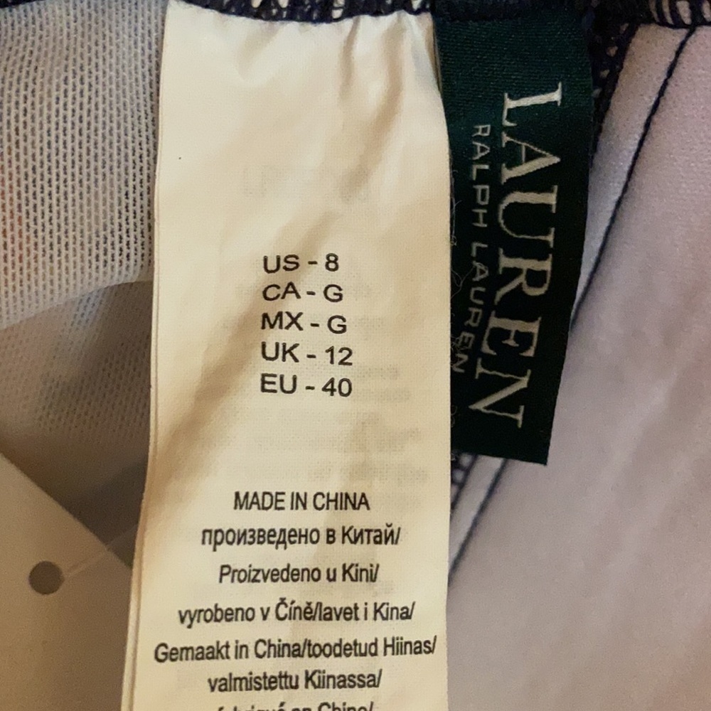 LAUREN Ralph Lauren Halter Tropical 1 Piece - Picture 5 of 8